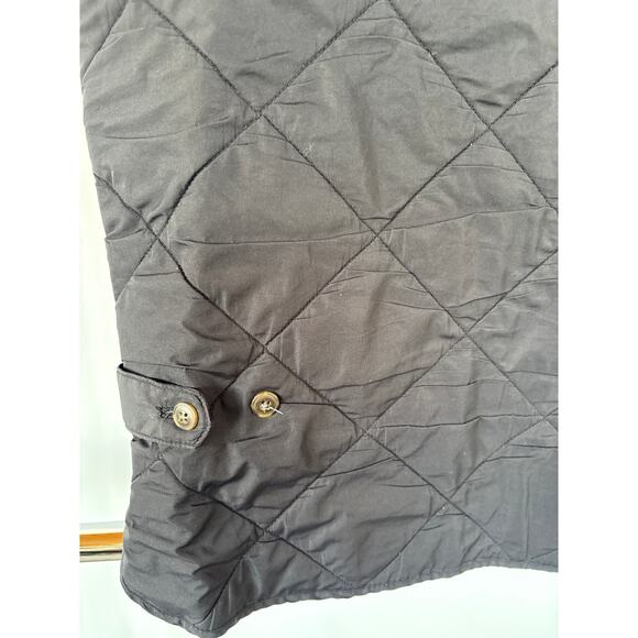 J.Crew Walker Quilted Black Zip Up Hunting Vest Hiking Old Money Outdoors XS - Picture 8 of 9